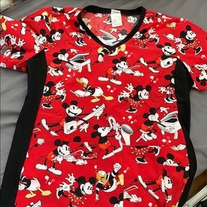 Mickey Mouse scrub top